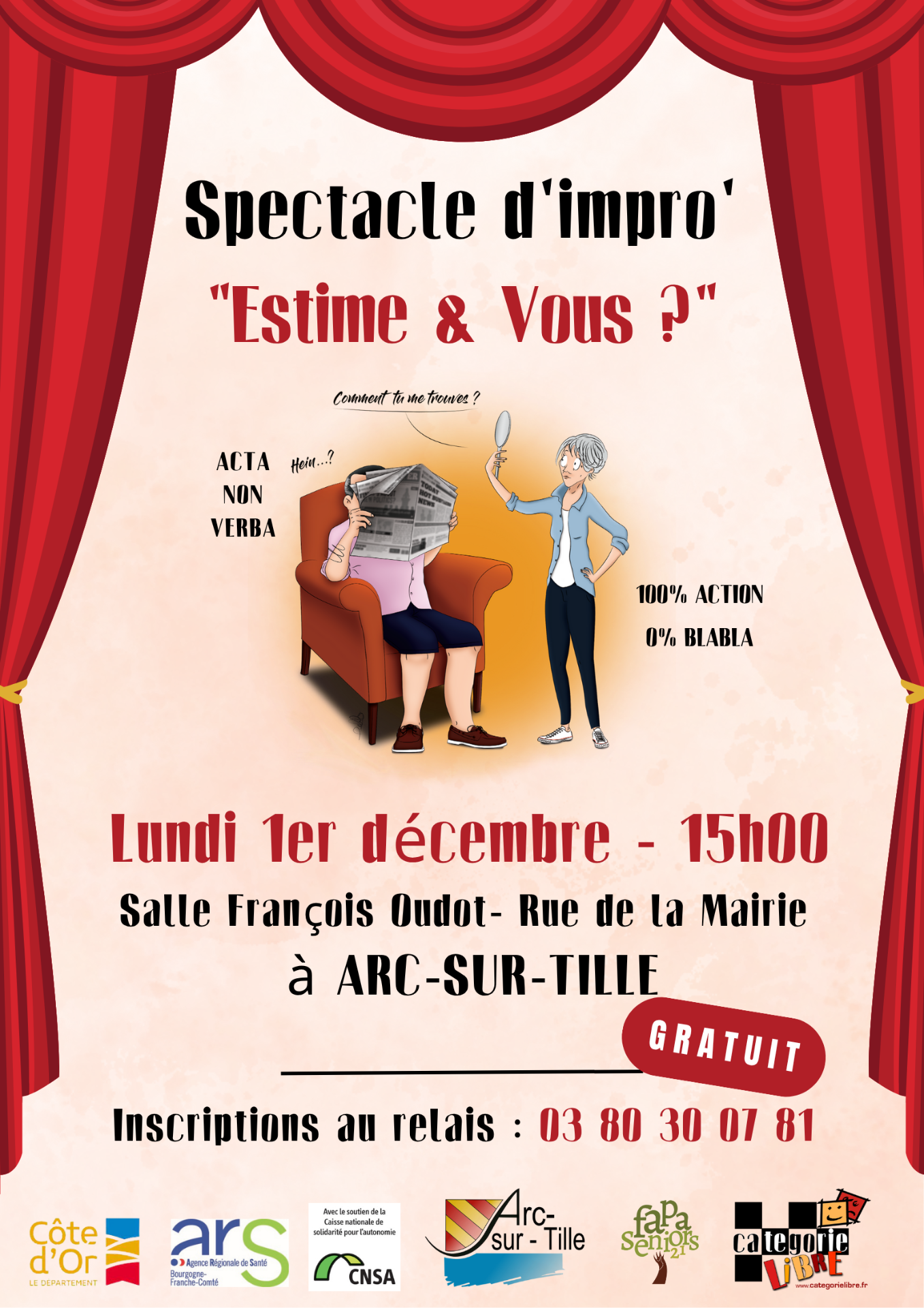 spectacle d'impro pour seniors
