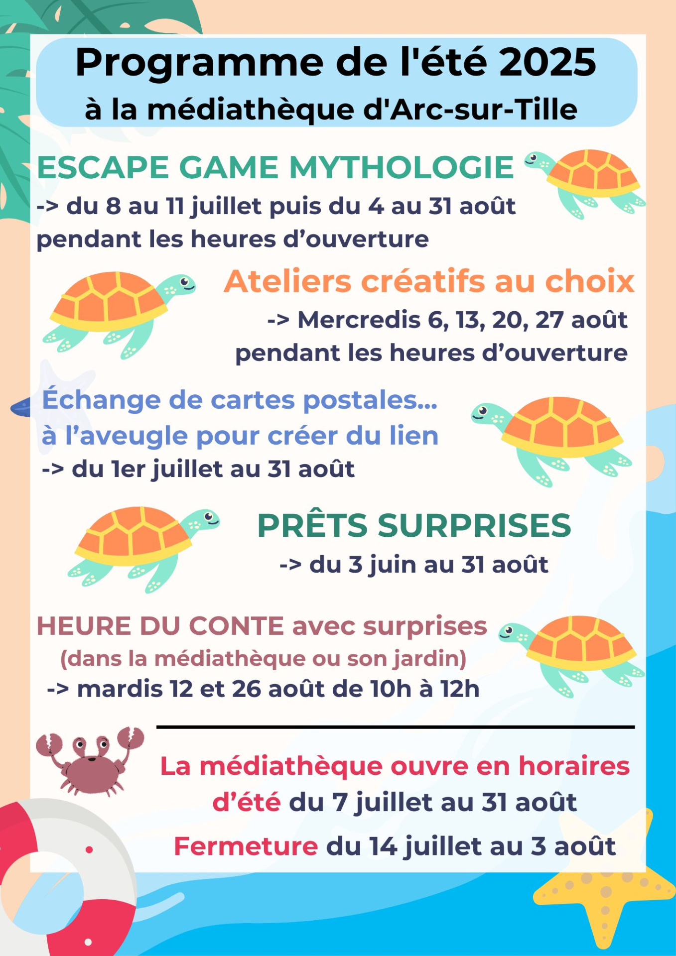AFFICHE MEDIATHEQUE